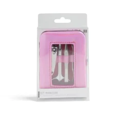 Set manucure 5 pièces avec trousse iridescente - 4 modèles < Gifi Best