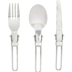 Set nomade couverts inox avec pochette 4 pièces < Gifi Clearance