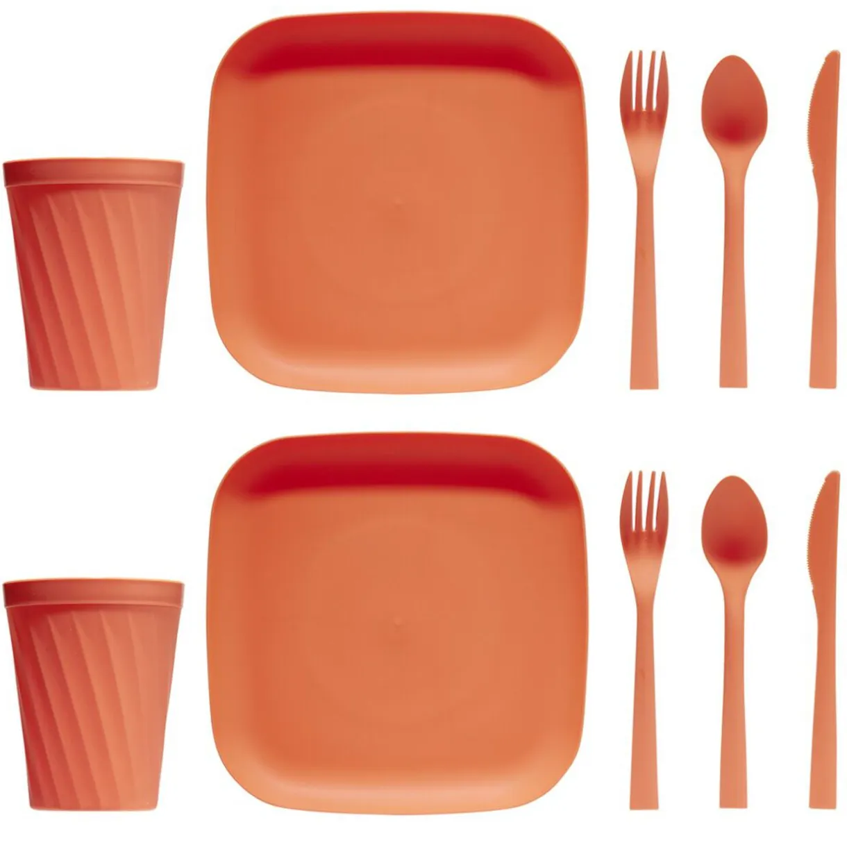 Set pique-nique pour 2 personnes en plastique 10 pièces (3 modèles) < Gifi Outlet