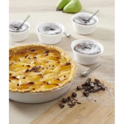 Set plat à tarte et 4 ramequins Luminarc