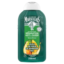 Shampoing cheveux abîmés Le Petit Marseillais huile de figue de Barbarie bio 250ml