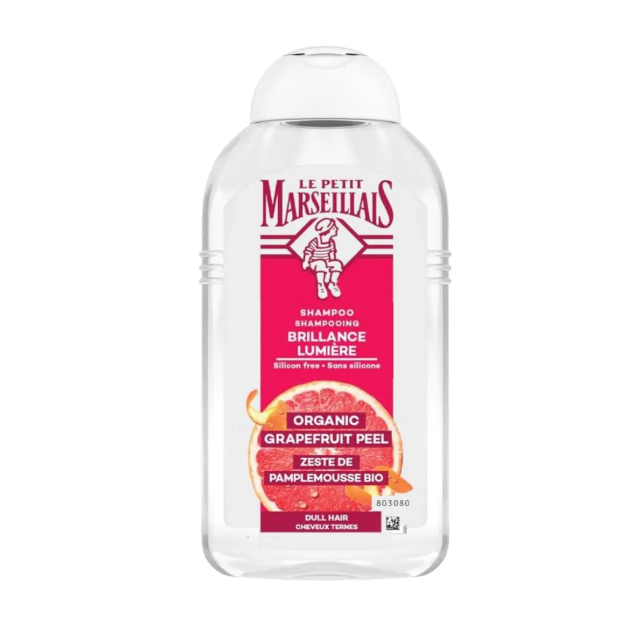 Shampoing cheveux ternes Le Petit Marseillais zeste de pamplemousse bio 250ml
