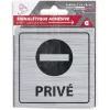Signalétique adhésive - Sens interdit privé - 8x8 cm < Gifi Clearance