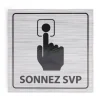 Signalétique adhésive "Sonnez svp" - 8x8 cm < Gifi New