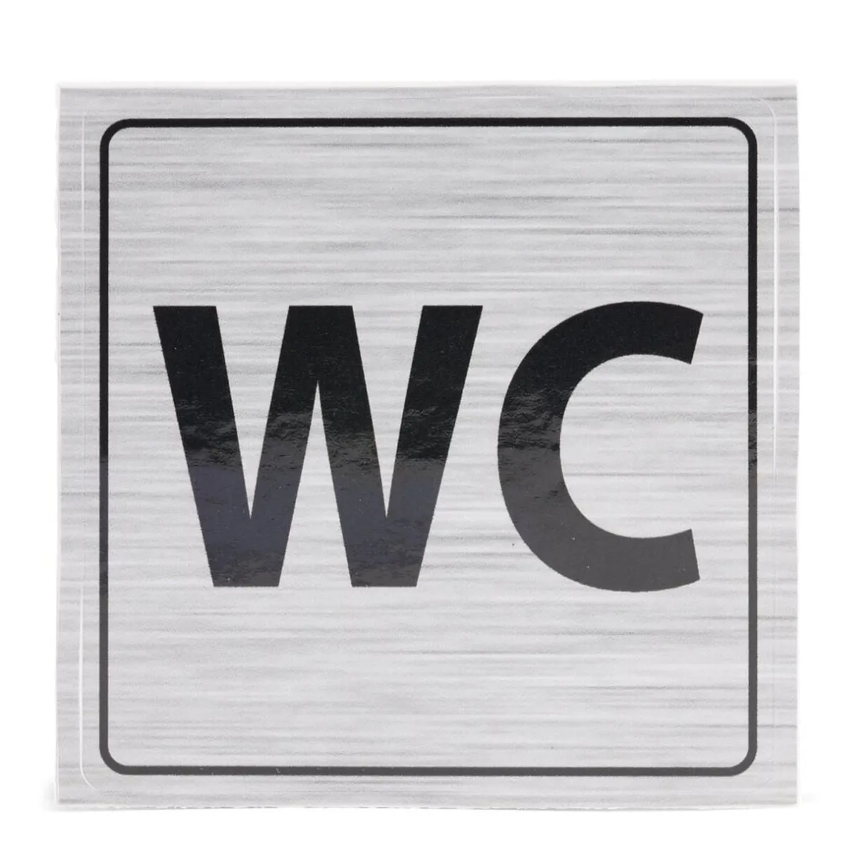 Signalétique adhésive "WC" - 8x8 cm < Gifi Outlet