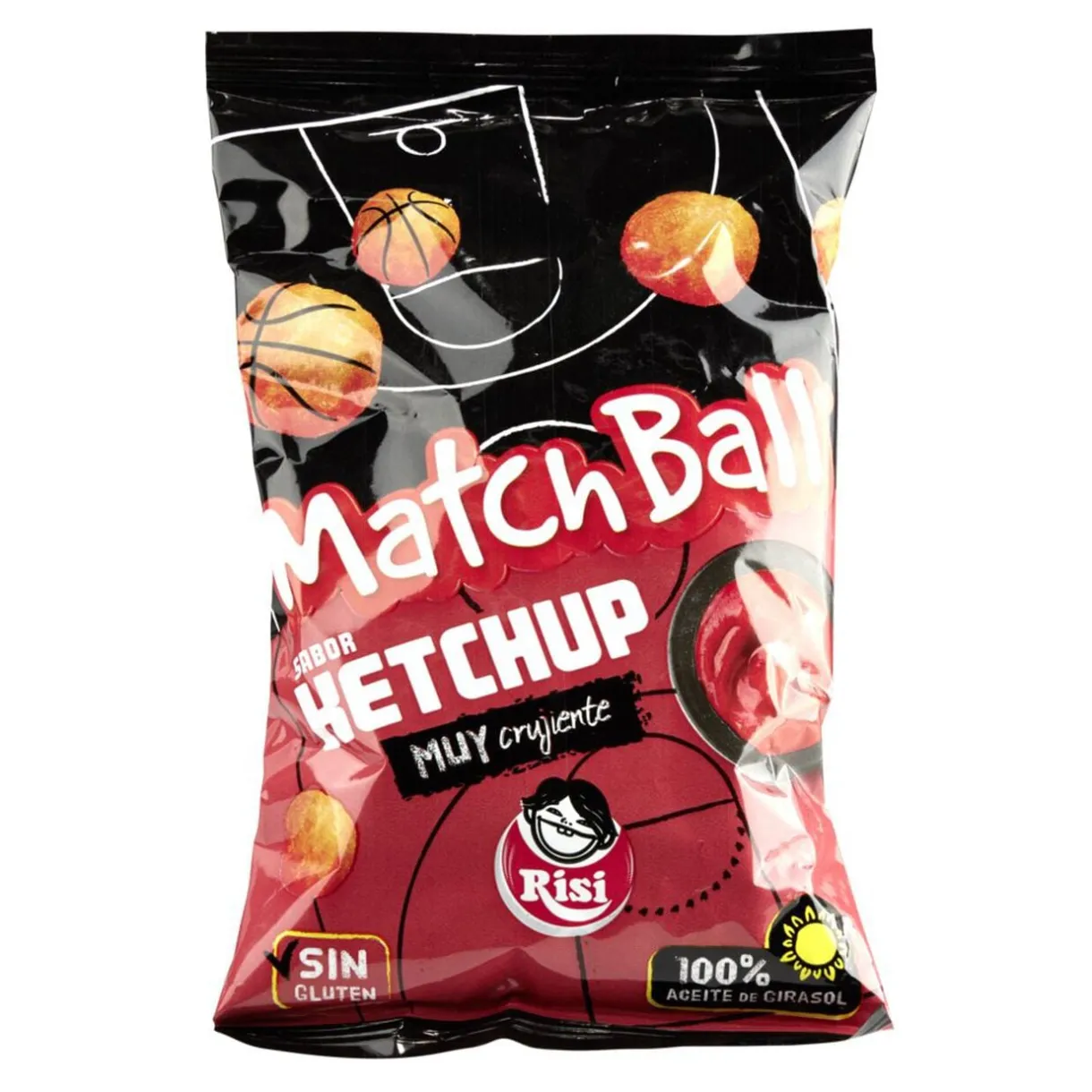 Snack boule de maïs goût ketchup 30gr sans gluten < Gifi Online