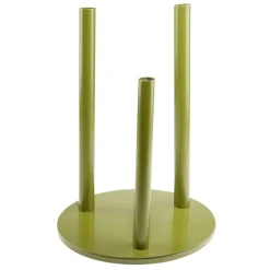 Socle repose-fleur 3 tiges métal vert olive Ø29,5xH40,5cm < Gifi Clearance