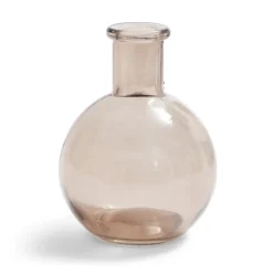 Soliflore ballon verre rose Ø8xH10,5cm < Gifi