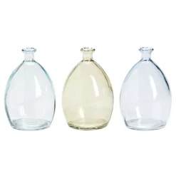 Soliflore Dame Jeanne x3 en verre Ø8xH12cm < Gifi New