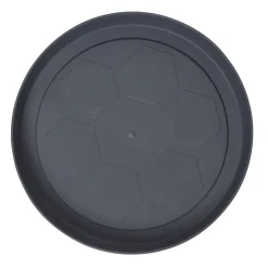 Soucoupe plastique pour pot rond 10L gris anthracite