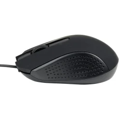 Souris PC filaire 3 boutons noire 9x6xH3cm < Gifi Hot