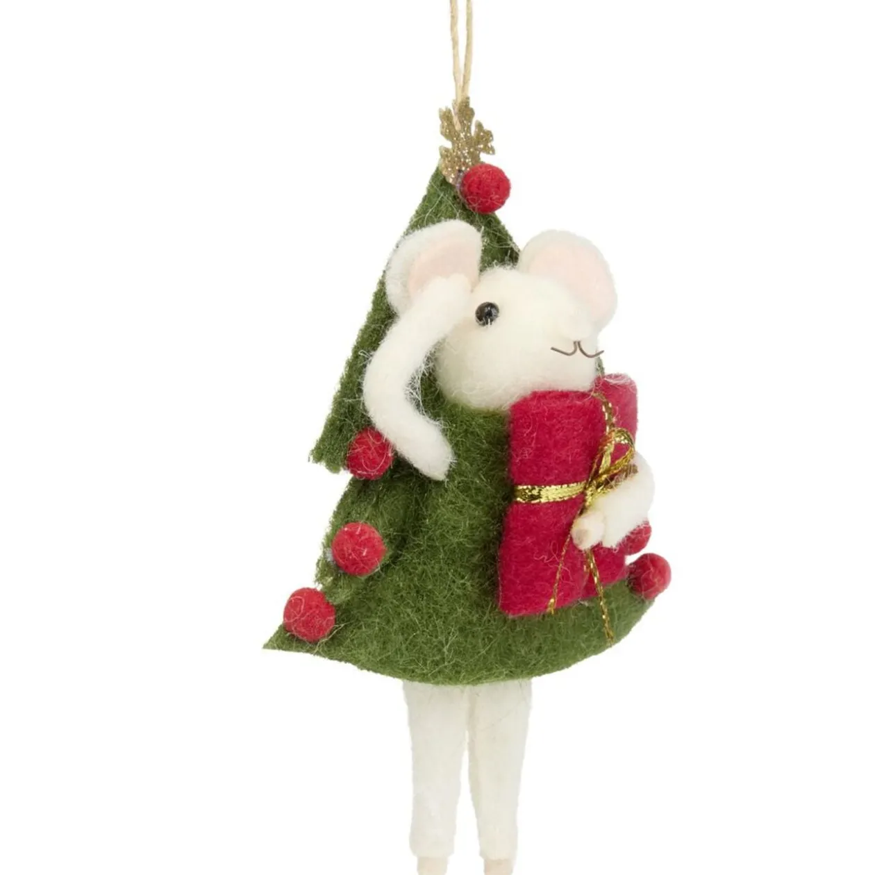 Souris à suspendre de Noël H12cm (12 modèles)