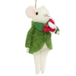 Souris à suspendre de Noël H12cm (12 modèles)