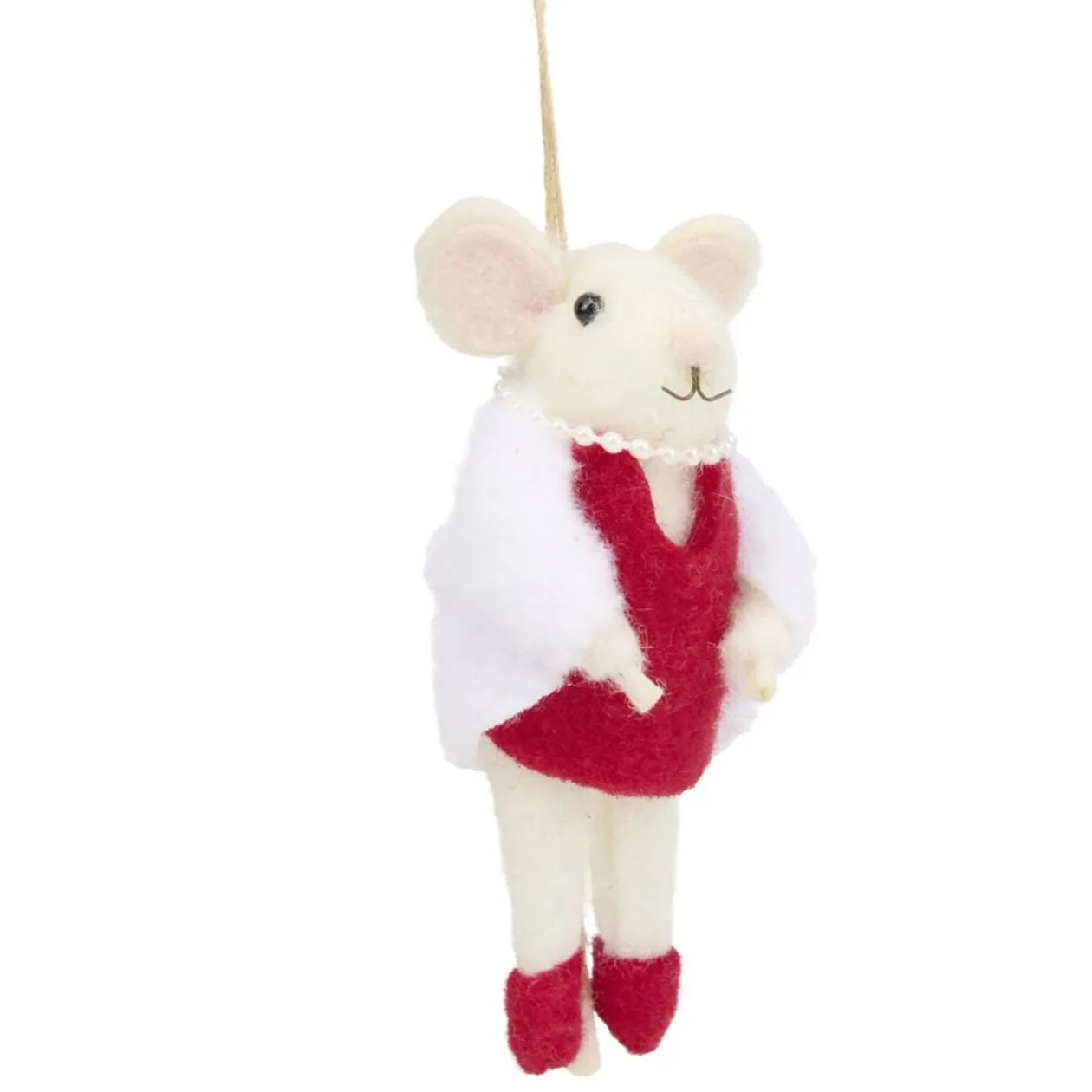 Souris à suspendre de Noël H12cm (12 modèles)