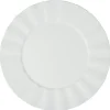 Sous-assiette bord ondulé Ø33 cm blanc