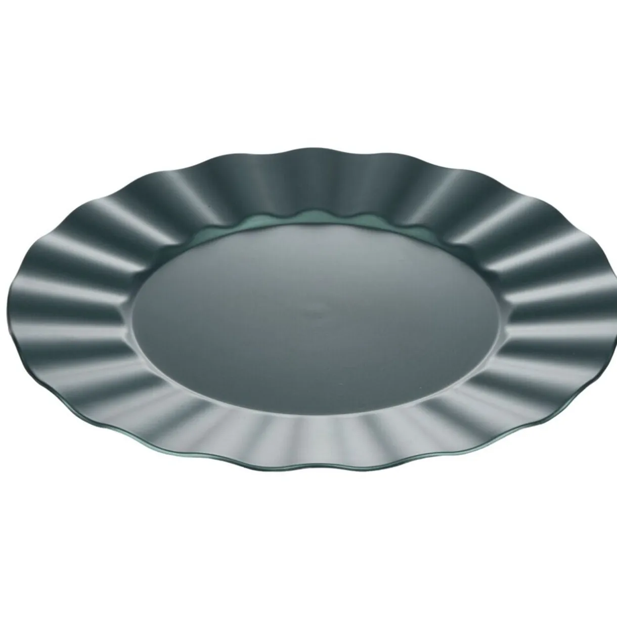 Sous-assiette bord ondulé Ø33 cm vert < Gifi Clearance