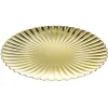 Sous-assiette forme fleur Ø33 cm doré < Gifi Online