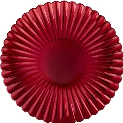 Sous-assiette forme fleur Ø33 cm rouge < Gifi Best