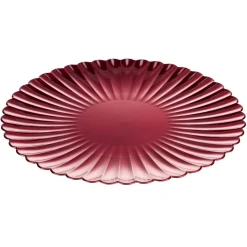 Sous-assiette forme fleur Ø33 cm rouge < Gifi Best