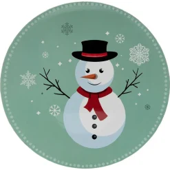 Sous assiette à motif bonhomme de neige Ø33 cm