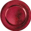 Sous-assiette motif croco Ø33 cm rouge < Gifi