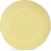 Sous assiette ronde plastique doré et blanc Ø33cm