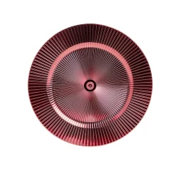 Sous assiette ronde plastique strié rouge Ø33cm < Gifi Clearance