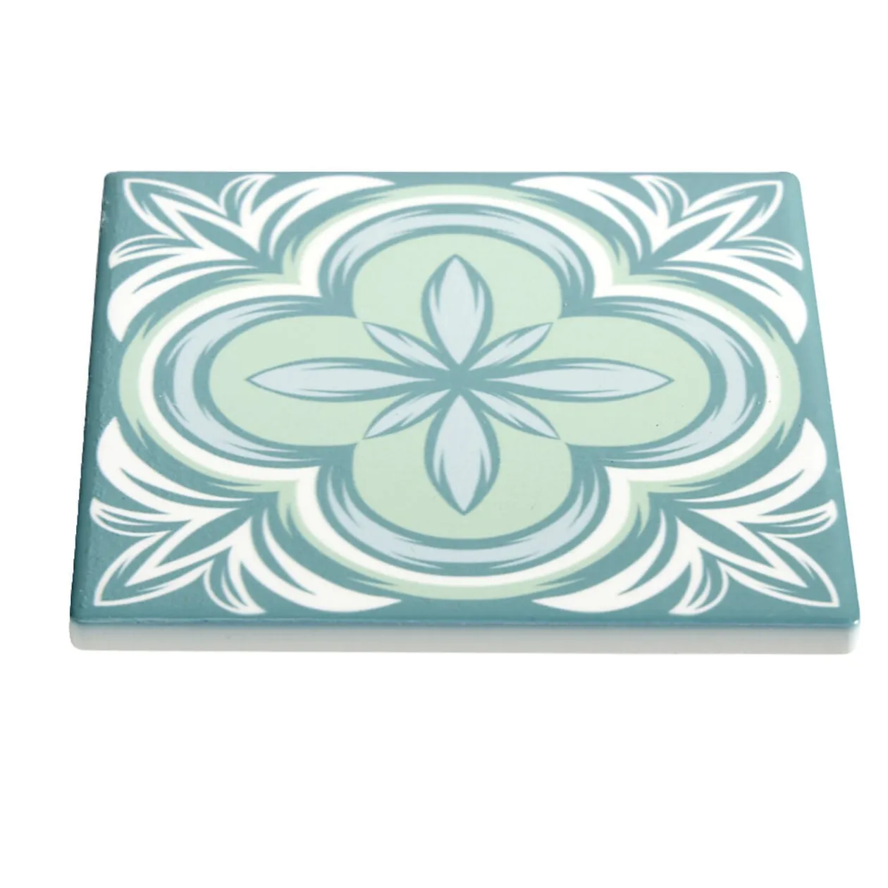 Sous verre en dolomite imprimé 10x10cm - 6 modèles