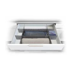 Séparateur de tiroir plastique gris modulable L44xH10cm < Gifi New