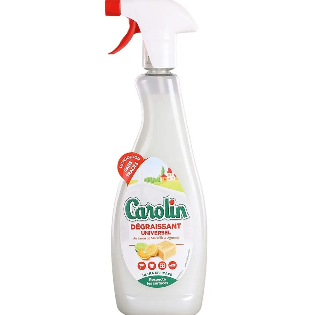 Spray nettoyant Carolin 750 ml au savon de marseille et agrumes < Gifi Sale
