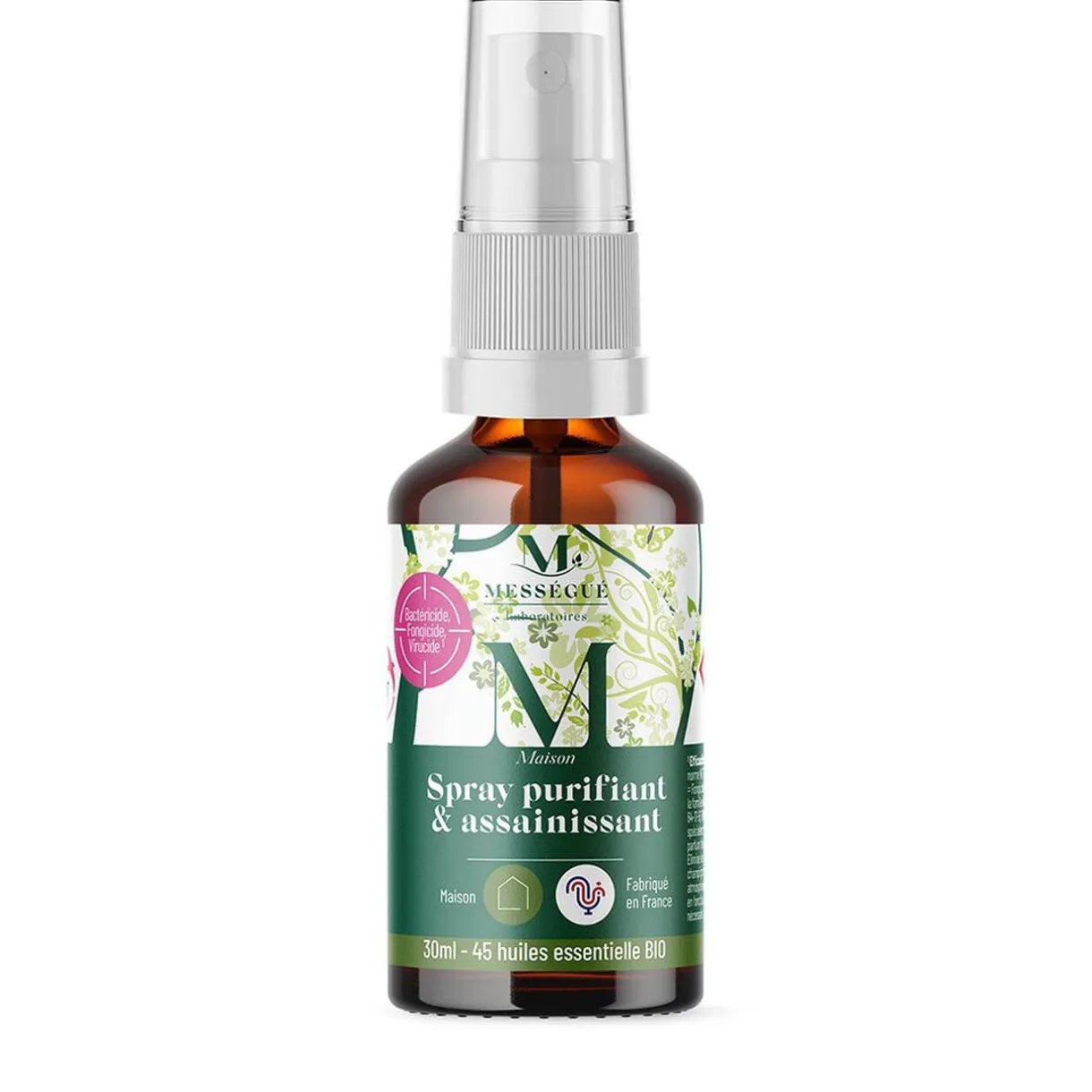 Spray purifiant et assainissant Mességué 45 huiles essentielles bio 30ml < Gifi