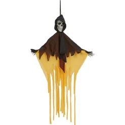 Squelette fluo à suspendre décoration Halloween H40 cm