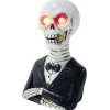 Squelette gentleman Halloween LED polyrésine noir et blanc < Gifi Best