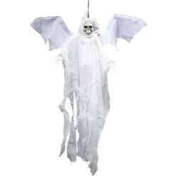 Squelette lumineux et sonore Halloween à suspendre < Gifi