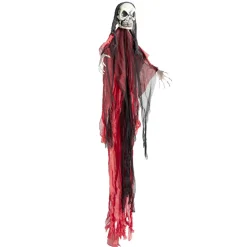 Squelette à suspendre Halloween faucheur H210cm