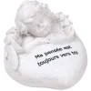Statuette ange et coeur funéraire avec inscription pensée < Gifi Clearance