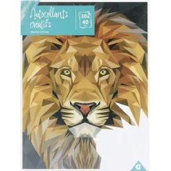 Sticker animaux à compléter avec numéros autocollants 31x31cm < Gifi Best
