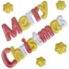 Sticker 3D fenêtre et mur Merry Christmas