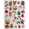 Sticker 3D fenêtre et mur Noël repositionnable x30 < Gifi Online