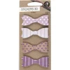 Sticker 3D forme noeud rose x4 < Gifi New