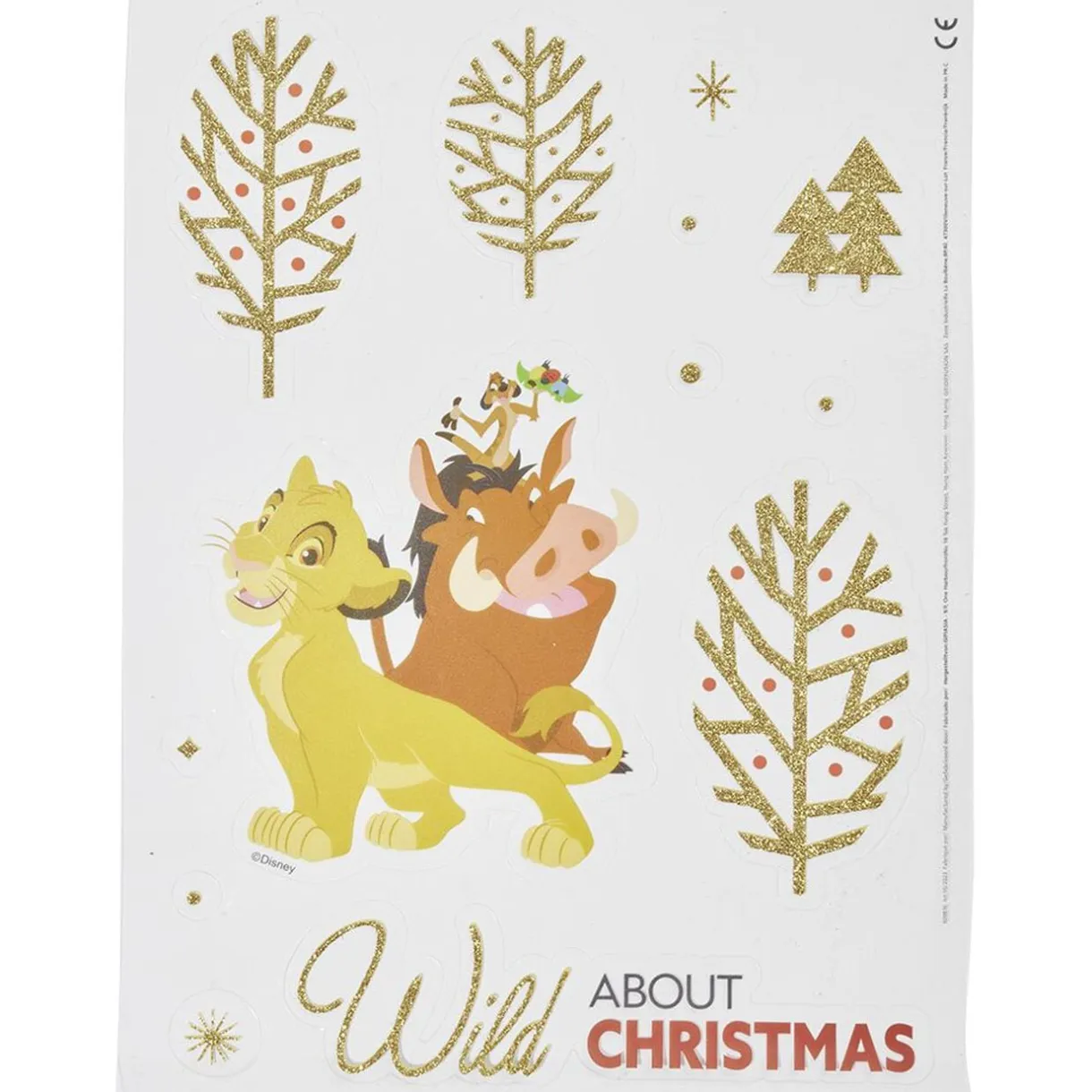 Sticker Disney Le Roi Lion adhésif repositionnable pour fenêtre et mur < Gifi Clearance