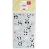 Sticker enfant licorne panda dinosaure 6 feuilles