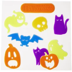 Sticker gel Halloween pour fenêtre x9