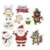 Sticker gel Père Noël Lapin Ourson pour fenêtre < Gifi New