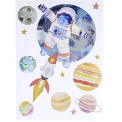 Sticker mural enfant licorne ou astronaute 29x40cm (2 modèles) < Gifi Discount
