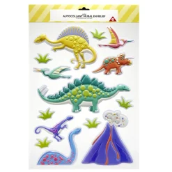 Sticker mural plastique 3D licorne ou dinosaure 31x46,5cm