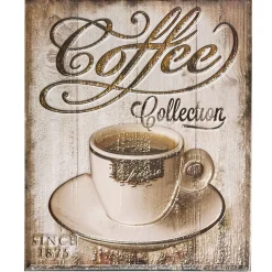 Sticker mural plastique plaque vintage 25x30cm (2 modèles) < Gifi Sale