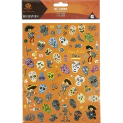Sticker planche papier art créatif Halloween (2 modèles)