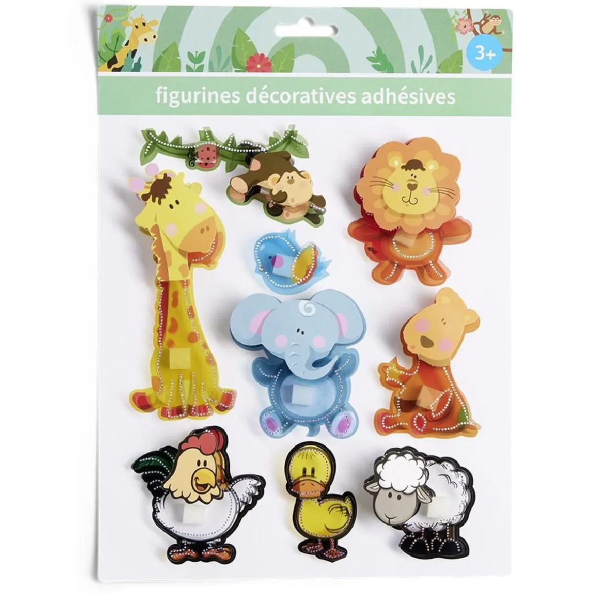 Stickers 3D adhésif - 4 modèles < Gifi