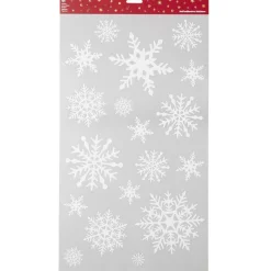 Stickers de Noël flocon de neige blanc